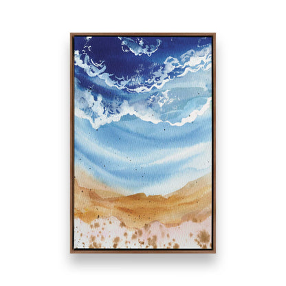 [Color:Walnut], Picture of art in a Walnut frame