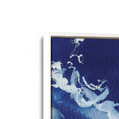 [Color:Opaque White], Picture of art in a White frame at an angle