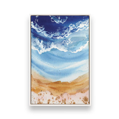 [Color:Opaque White], Picture of art in a White frame