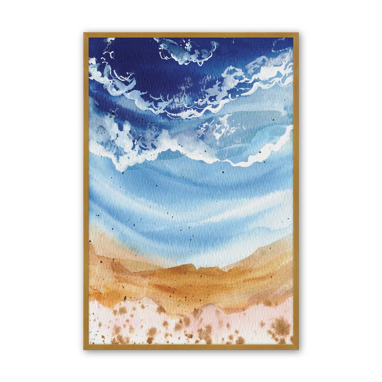 [Color:Polished Gold], Picture of art in a Polished Gold frame