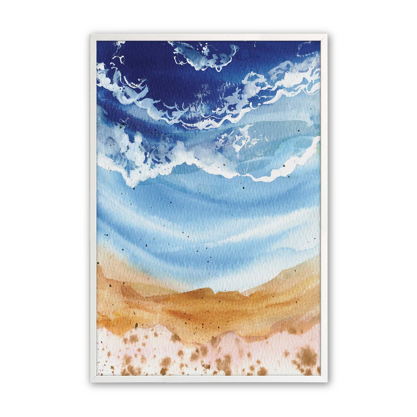 [Color:Opaque White], Picture of art in a Opaque White frame