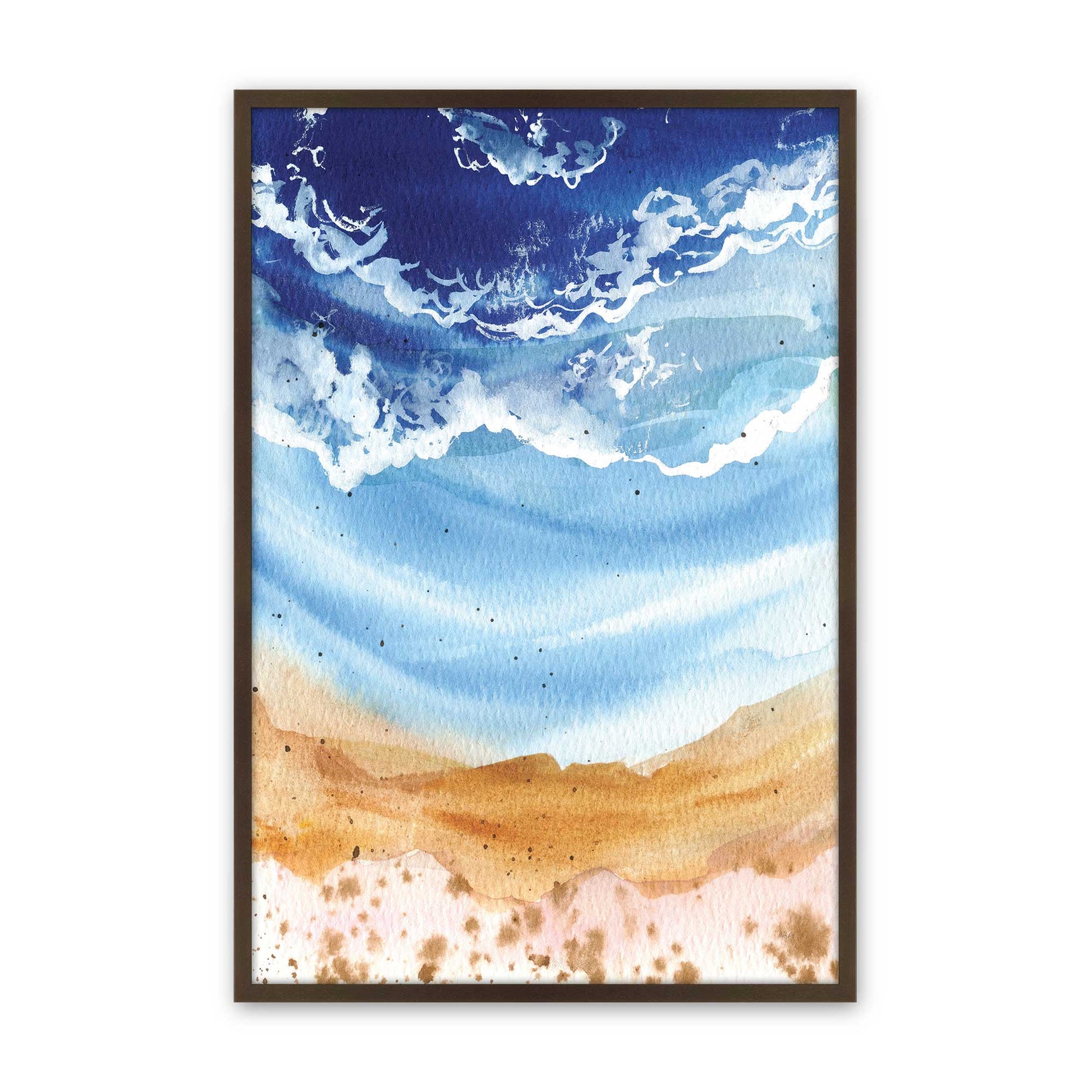 [Color:Brown], Picture of art in a Brown frame