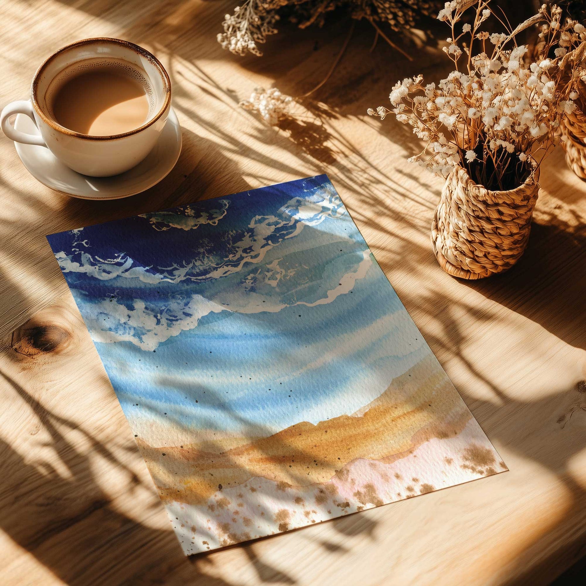 [Color:Rolled Print], Picture of close up of art