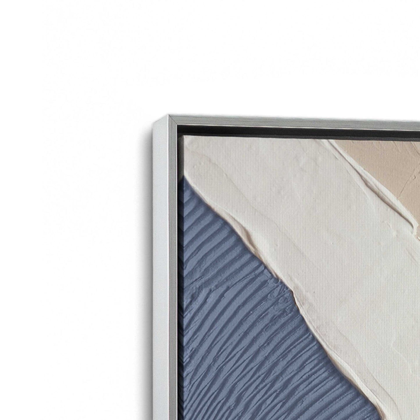 [Color:Polished Chrome], Picture of art in a Polished Chrome frame at an angle
