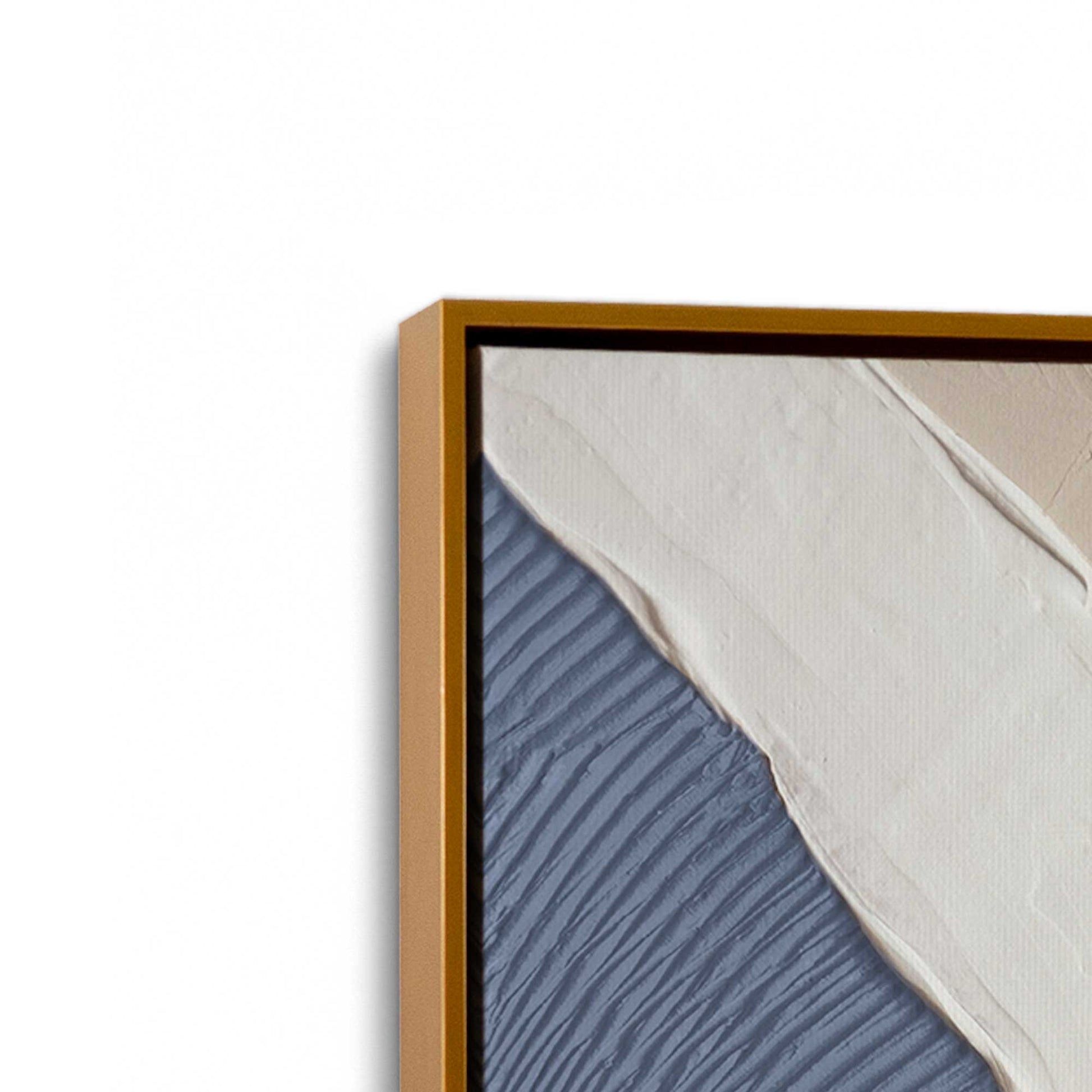[Color:Polished Gold], Picture of art in a Polished Gold frame at an angle