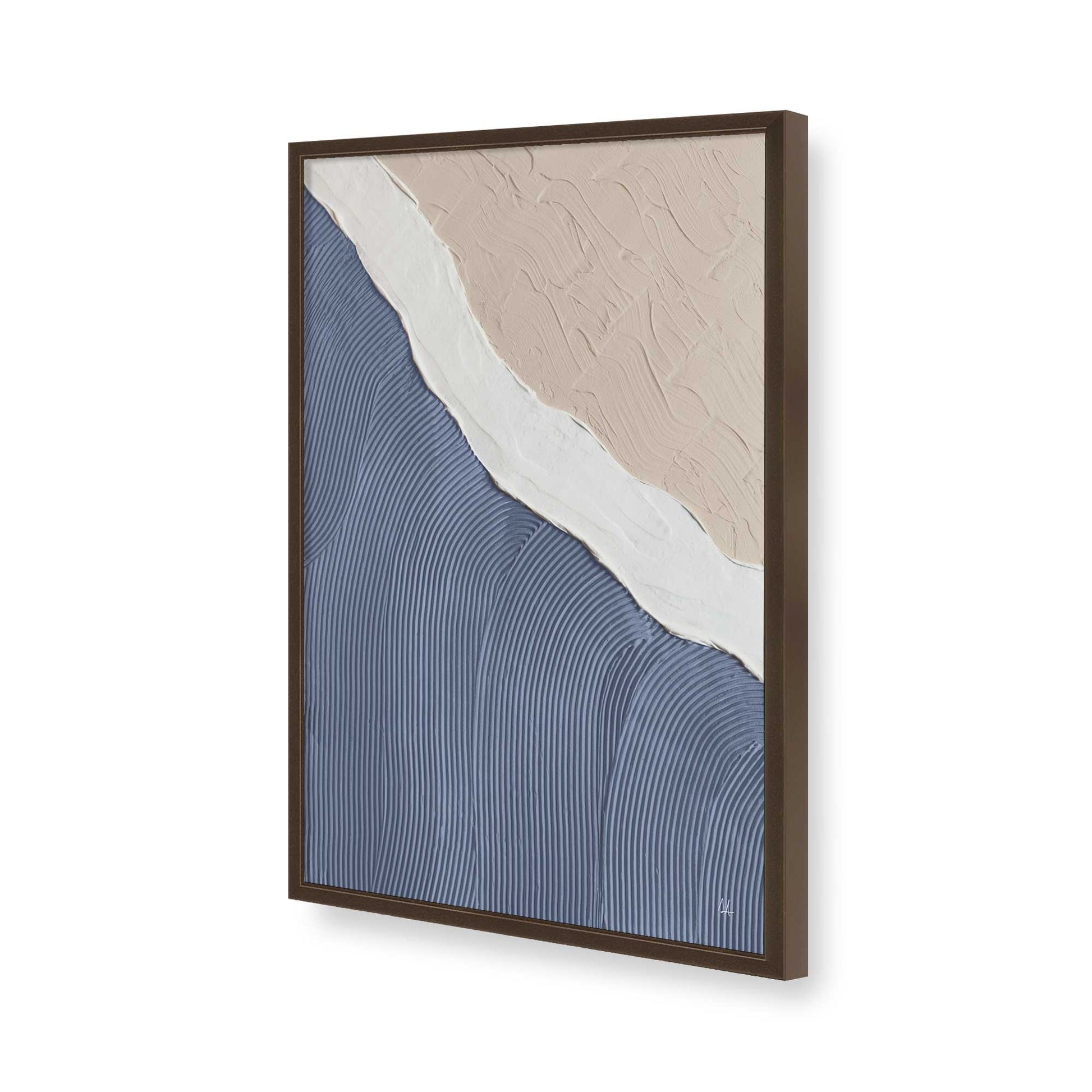 [Color:Belvinder Brown], Picture of art in a Belvinder Brown frame of the corner