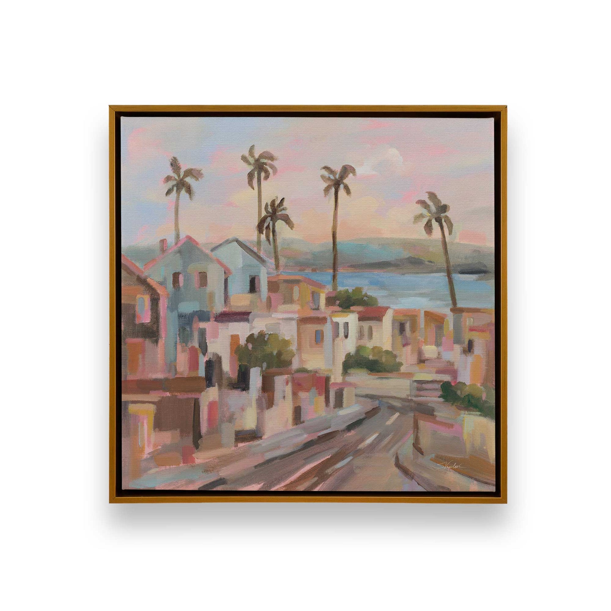 [Color:Polished Gold], Picture of art in a Polished Gold frame