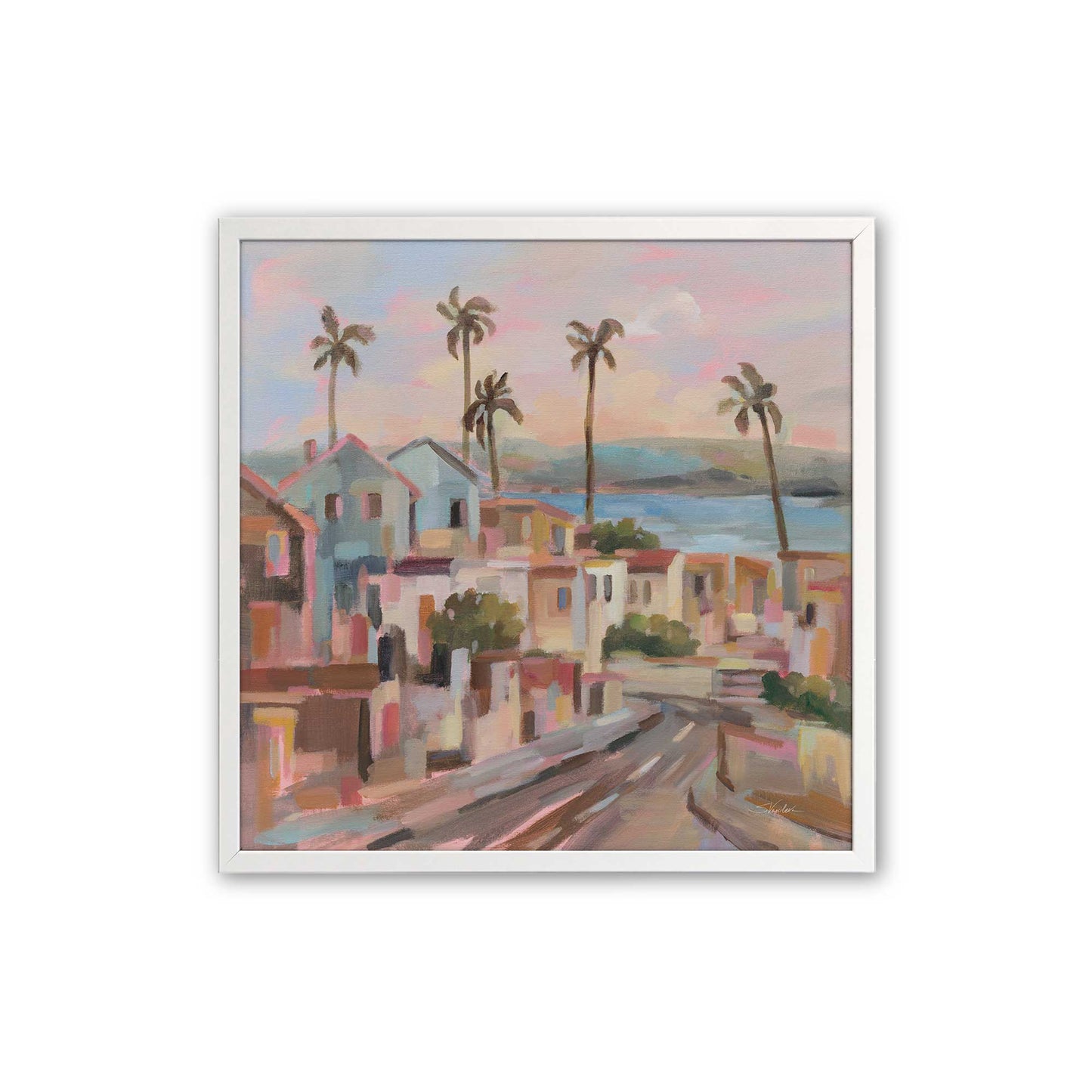[Color:Opaque White], Picture of art in a Opaque White frame