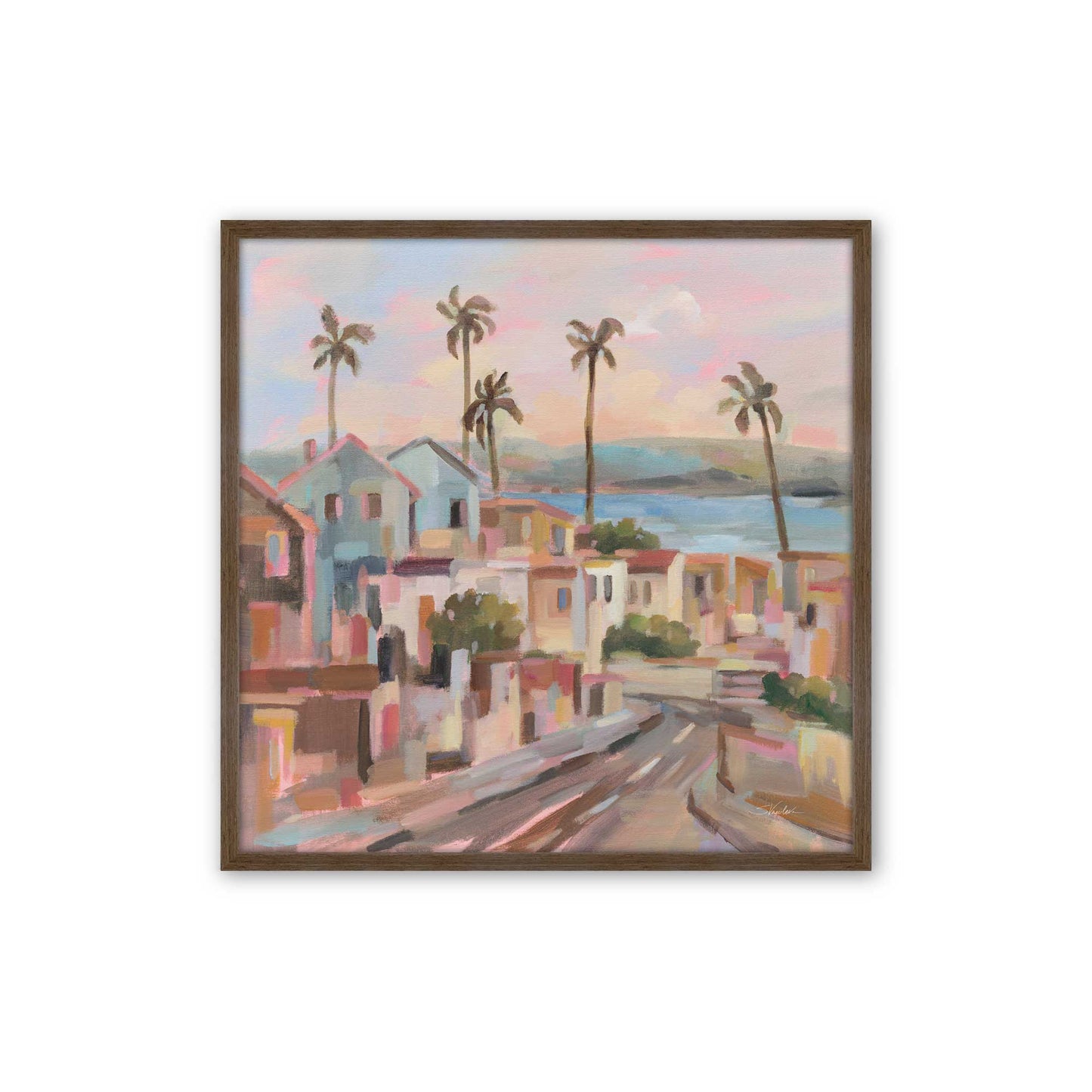 [Color:Walnut], Picture of art in a Walnut frame