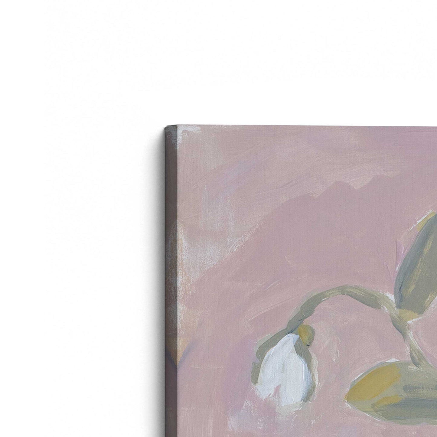 [Color:Stretched Canvas], Picture of the corner of the art