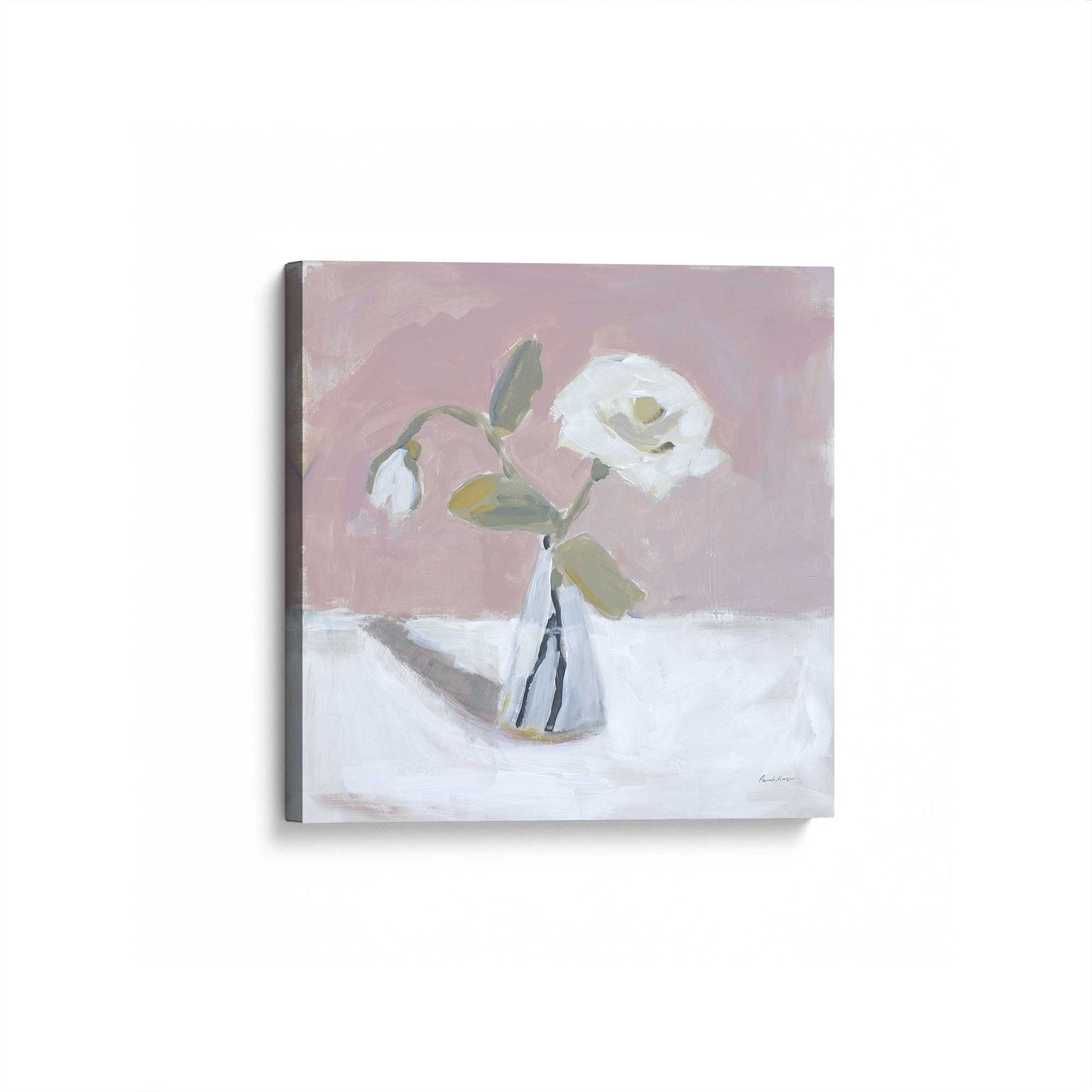 [Color:Stretched Canvas], Picture of art at an angle