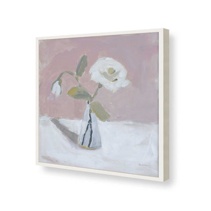 [Color:Opaque White], Picture of art in a Opaque White frame of the corner
