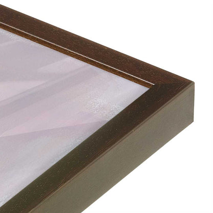 [Color:Espresso], Picture of art in a Espresso frame at an angle