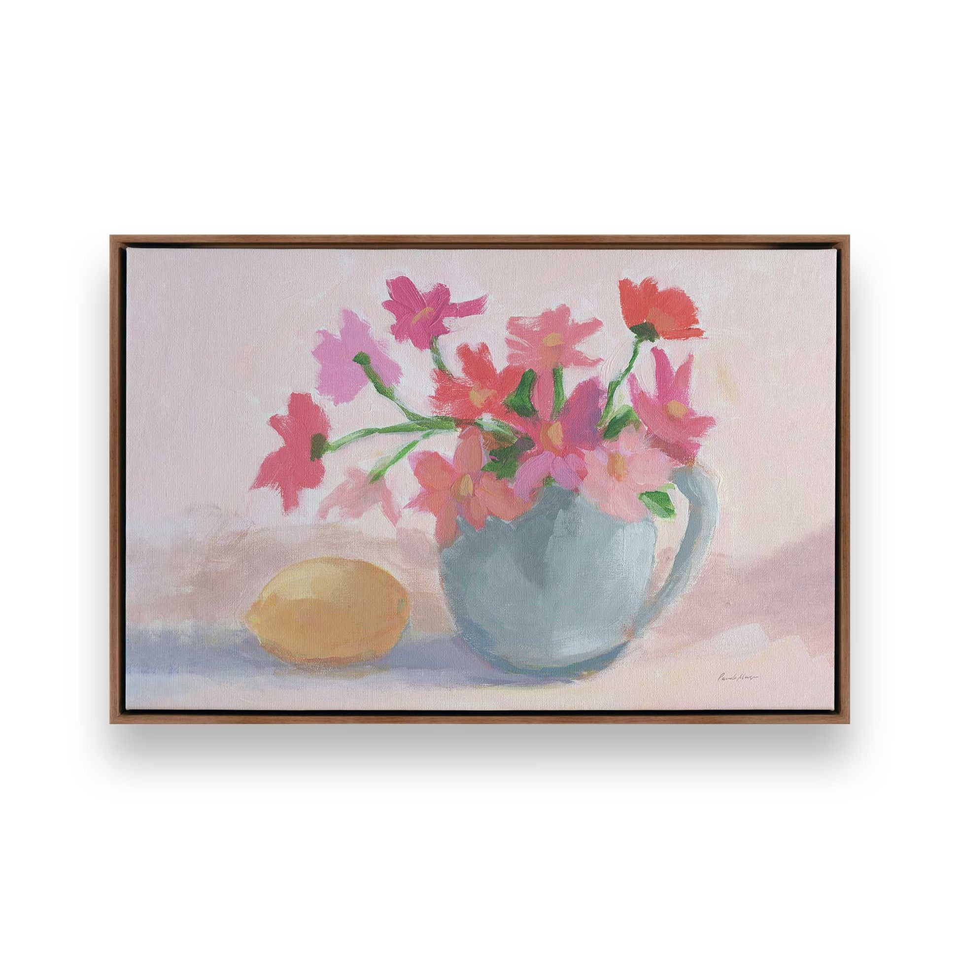 [Color:Walnut], Picture of art in a Walnut frame