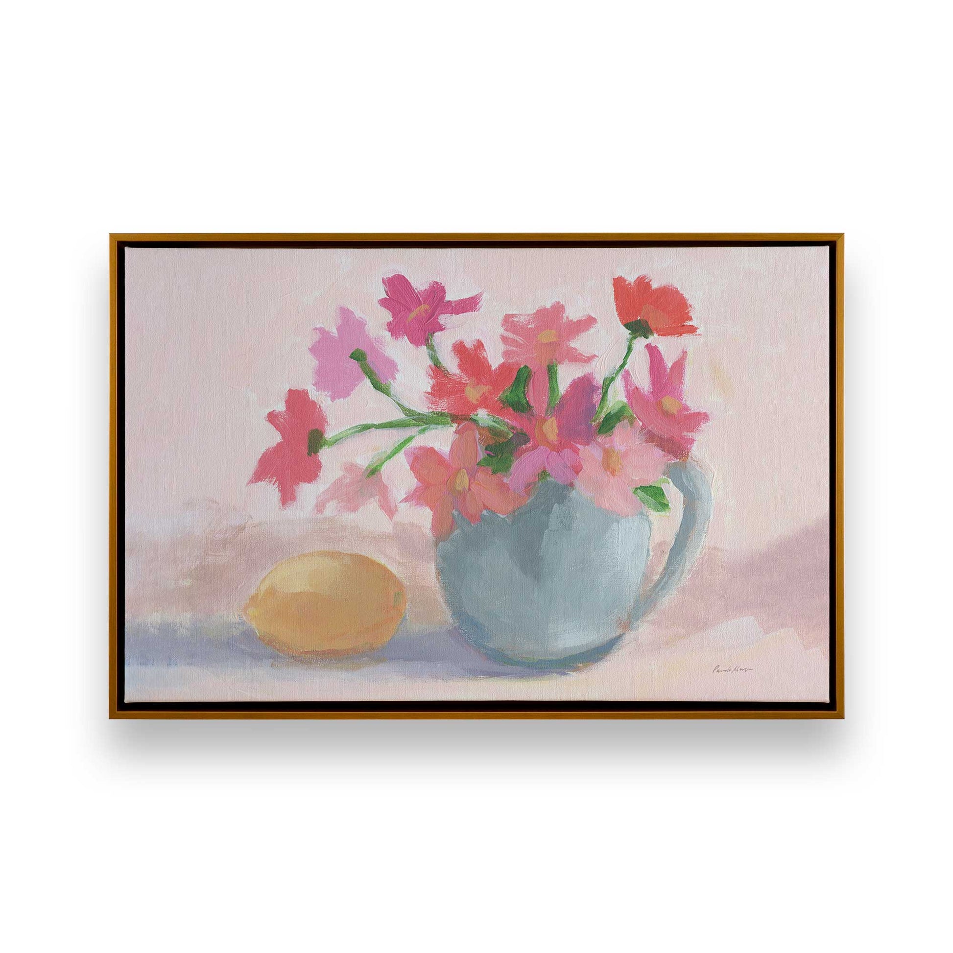 [Color:Polished Gold], Picture of art in a Polished Gold frame