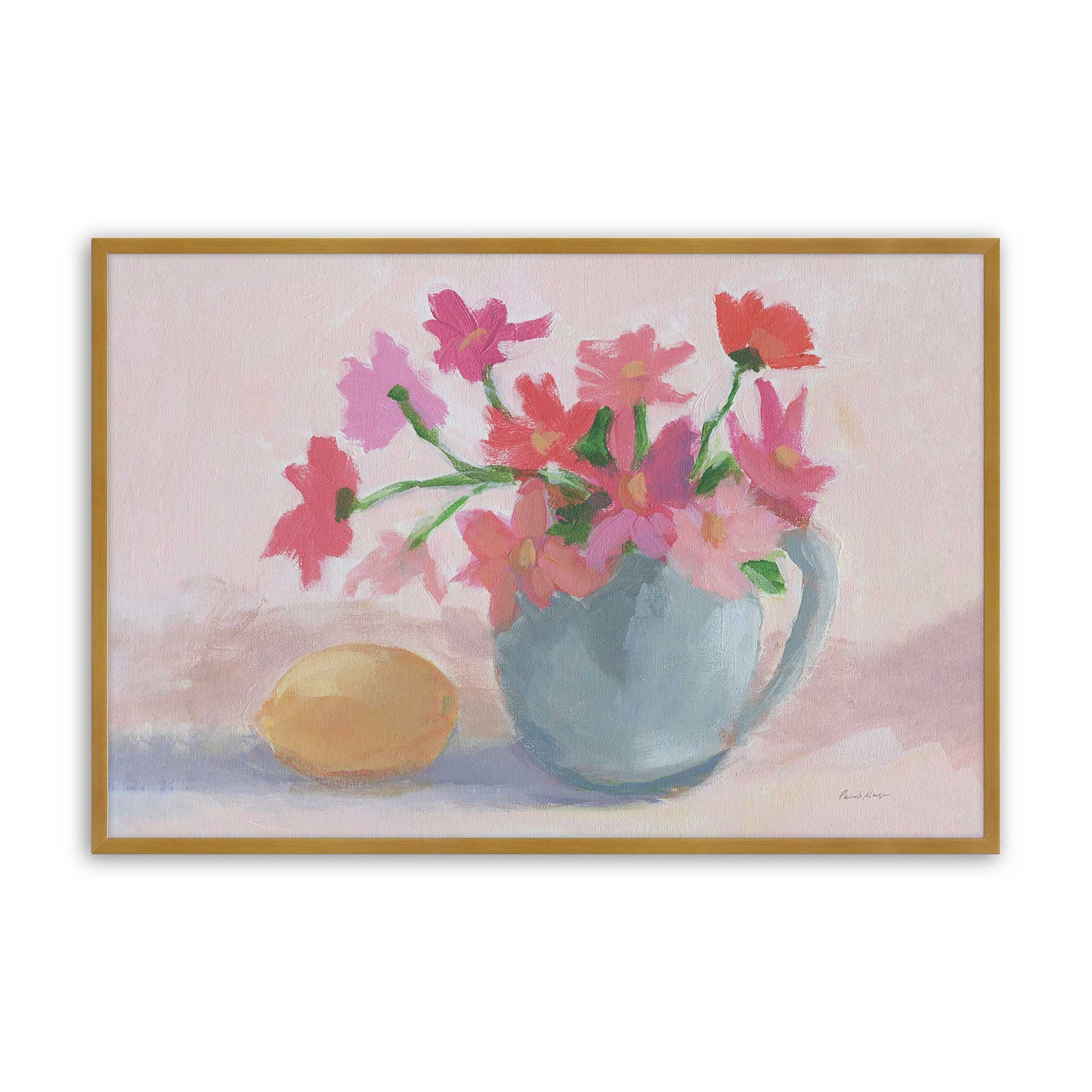 [Color:Polished Gold], Picture of art in a Polished Gold frame