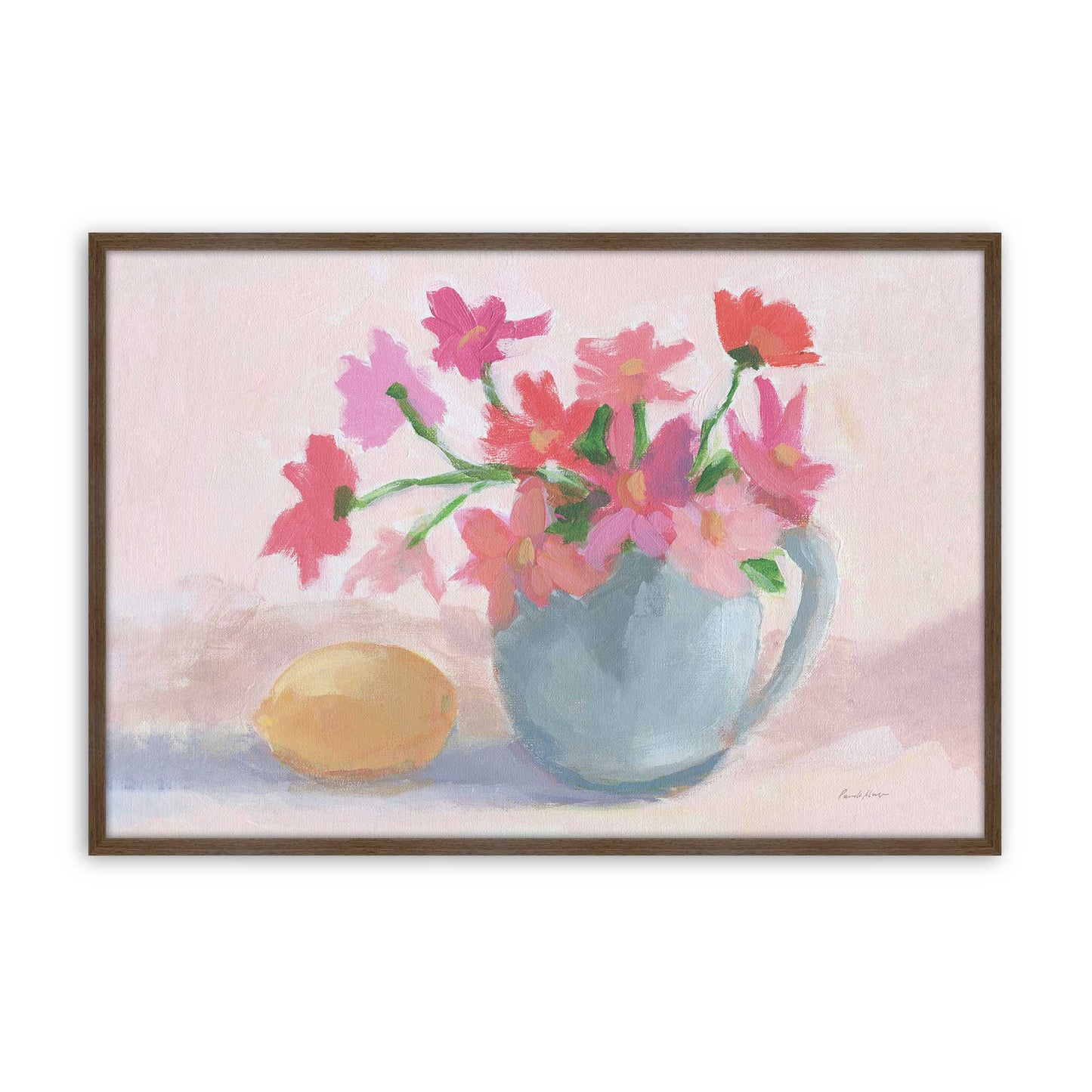 [Color:Walnut], Picture of art in a Walnut frame