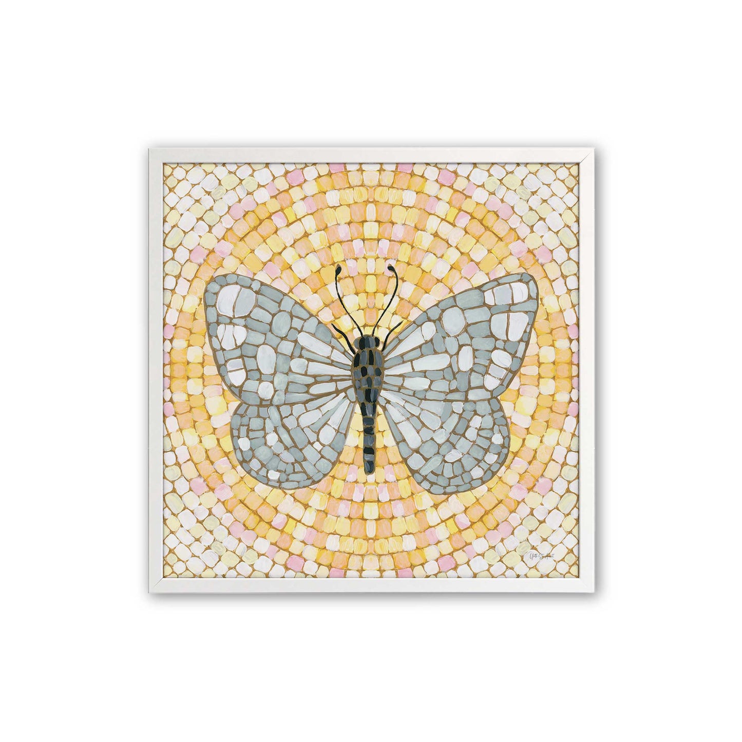 [Color:Opaque White], Picture of art in a Opaque White frame