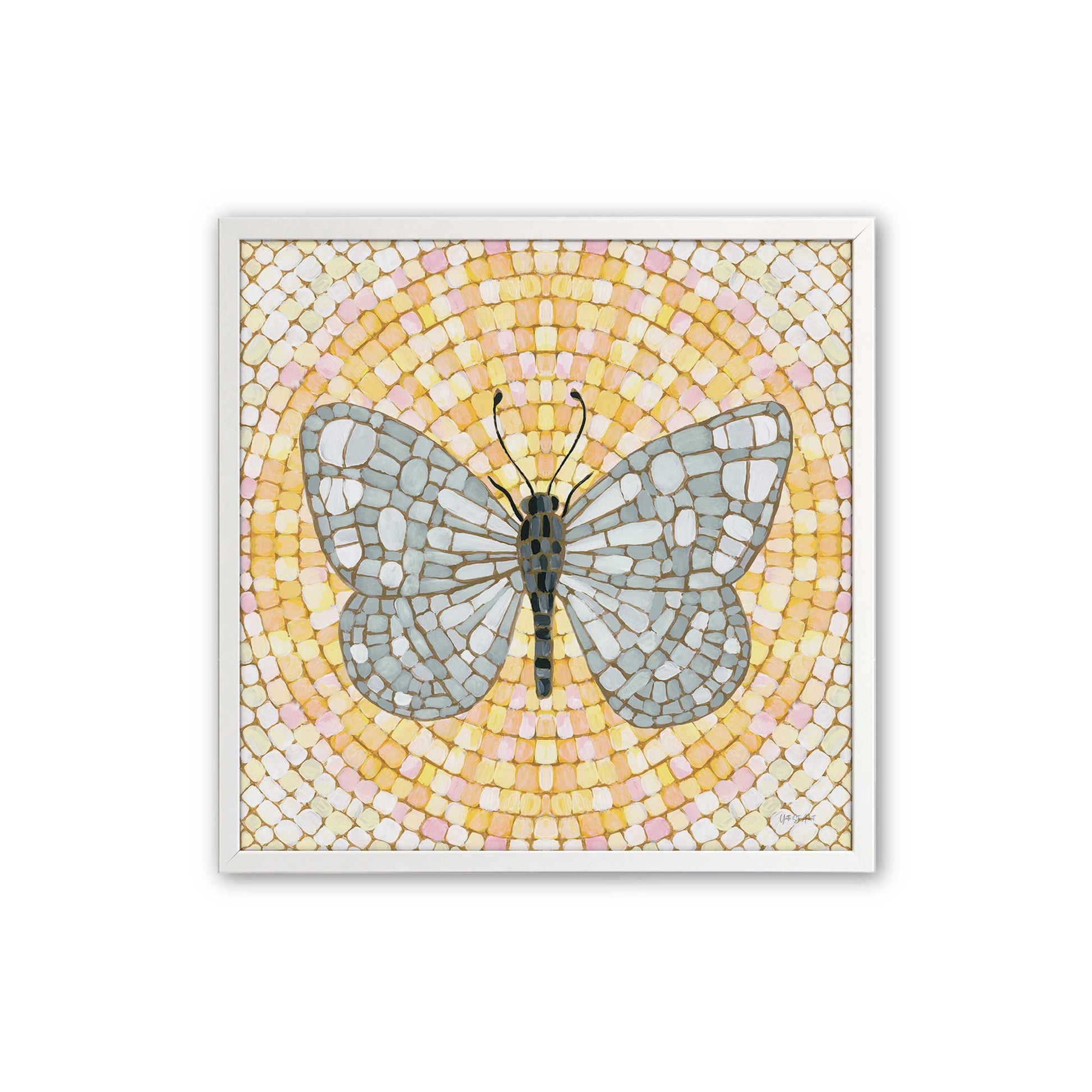 [Color:Opaque White], Picture of art in a Opaque White frame