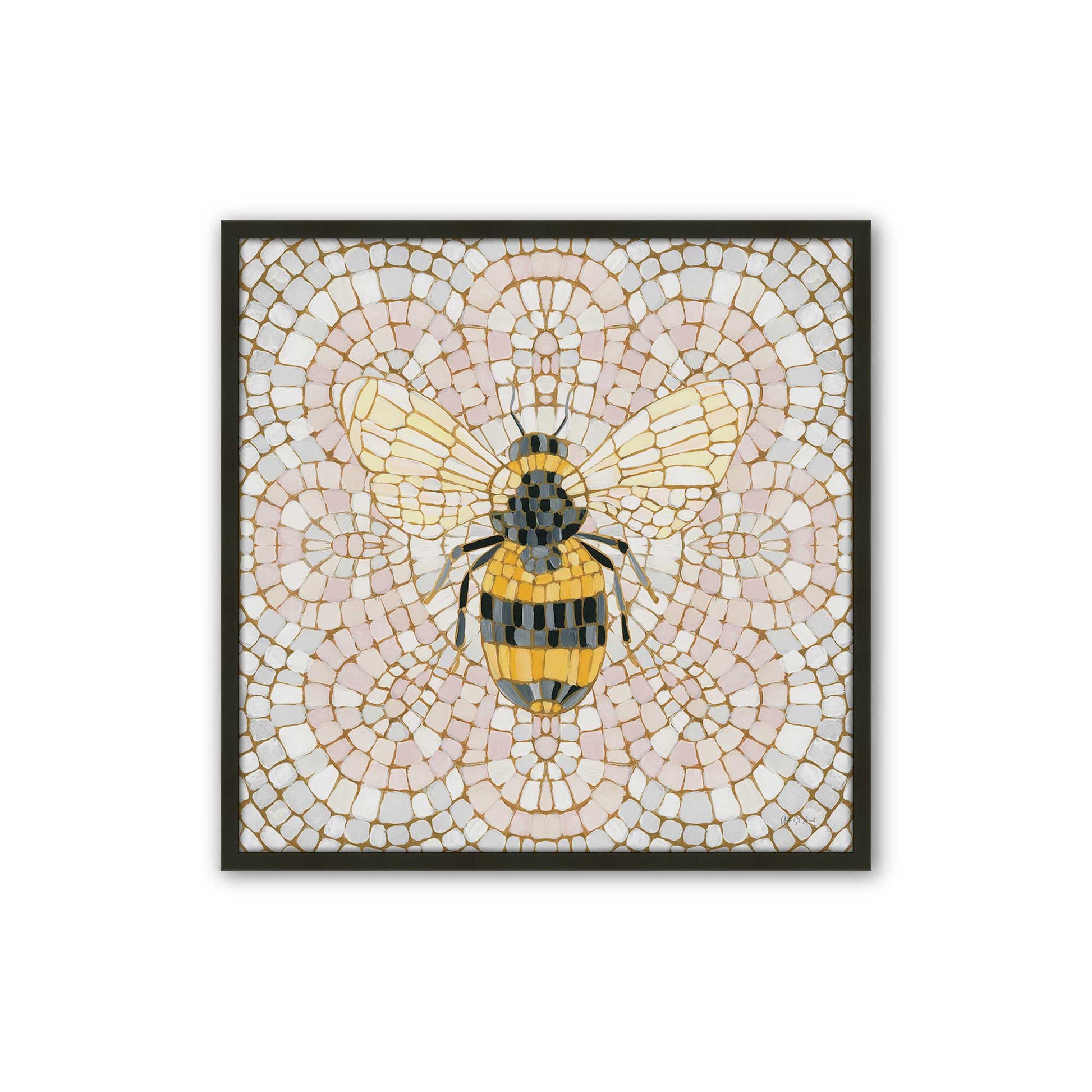 [Color:Satin Black], Picture of art in a Satin Black frame