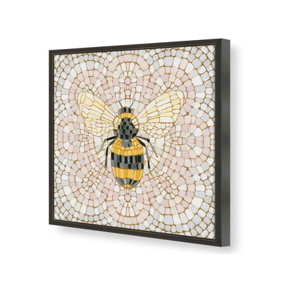 [Color:Satin Black], Picture of art in a Satin Black frame of the corner