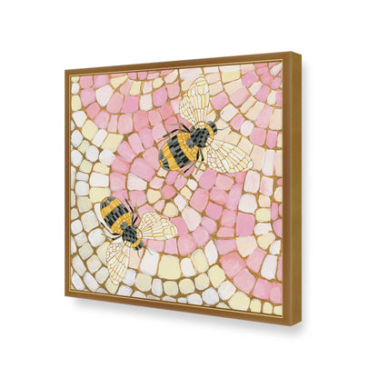 [Color:Polished Gold], Picture of art in a Polished Gold frame of the corner