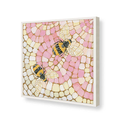 [Color:Opaque White], Picture of art in a Opaque White frame of the corner