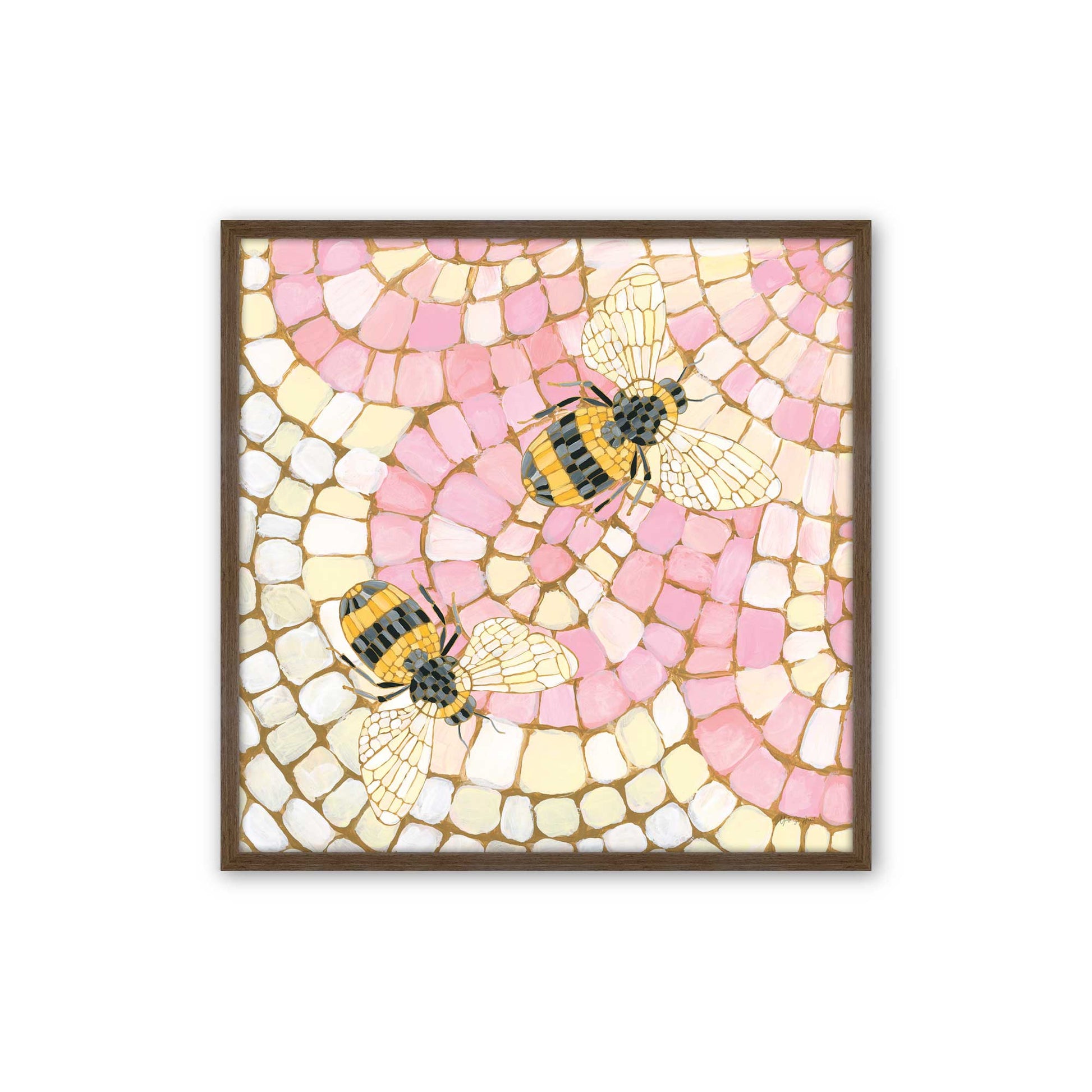 [Color:Walnut], Picture of art in a Walnut frame