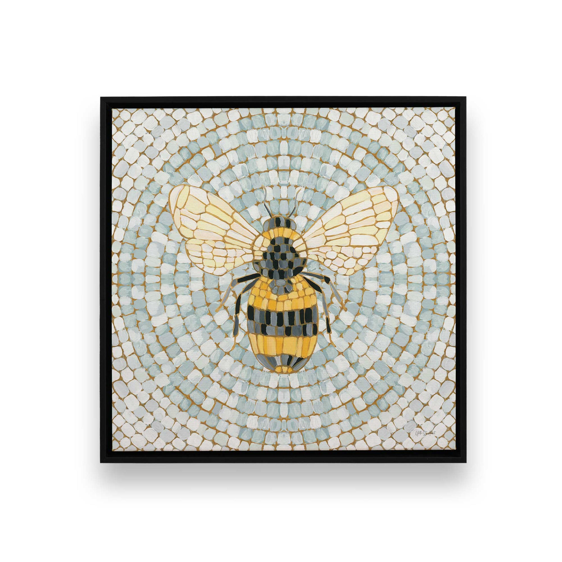 [Color:Satin Black], Picture of art in a Satin Black frame