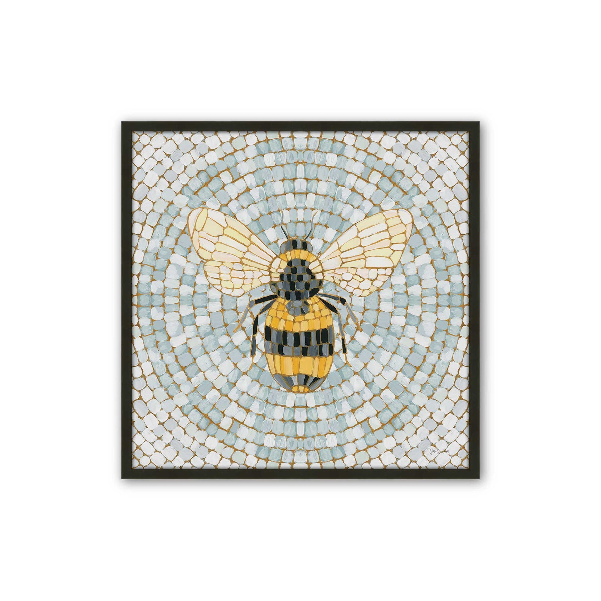 [Color:Satin Black], Picture of art in a Satin Black frame