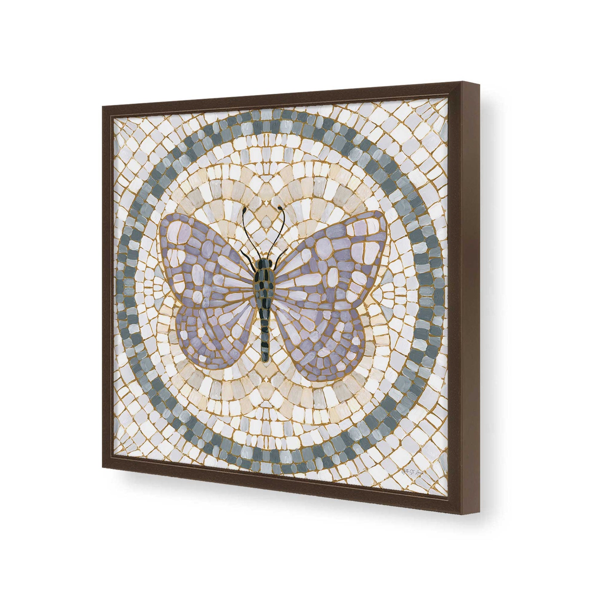 [Color:Espresso], Picture of art in a Espresso frame of the corner