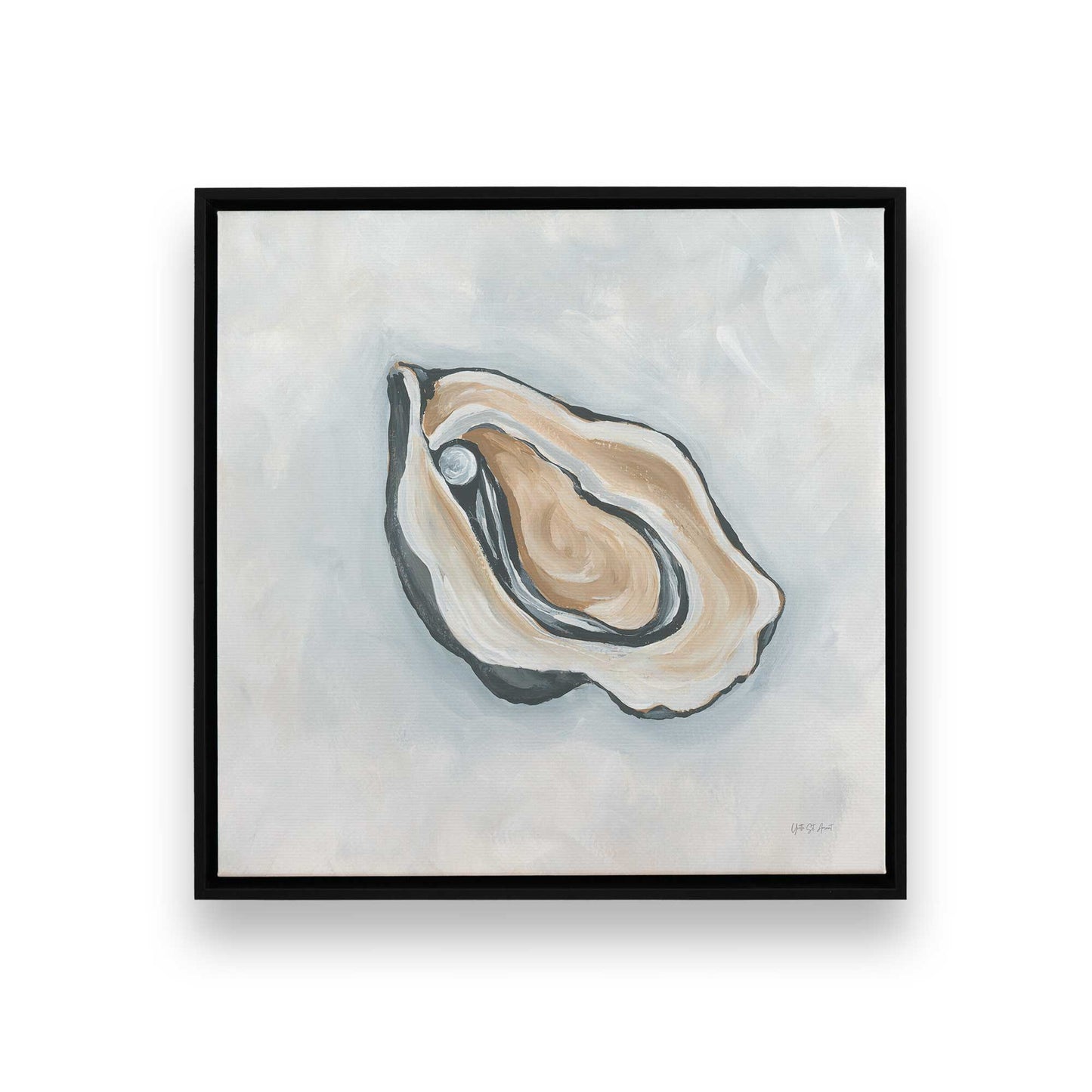 [Color:Satin Black], Picture of art in a Satin Black frame