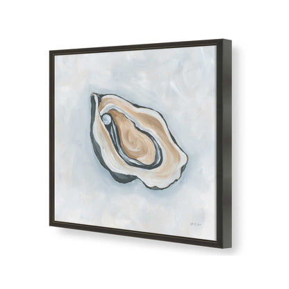 [Color:Satin Black], Picture of art in a Satin Black frame of the corner