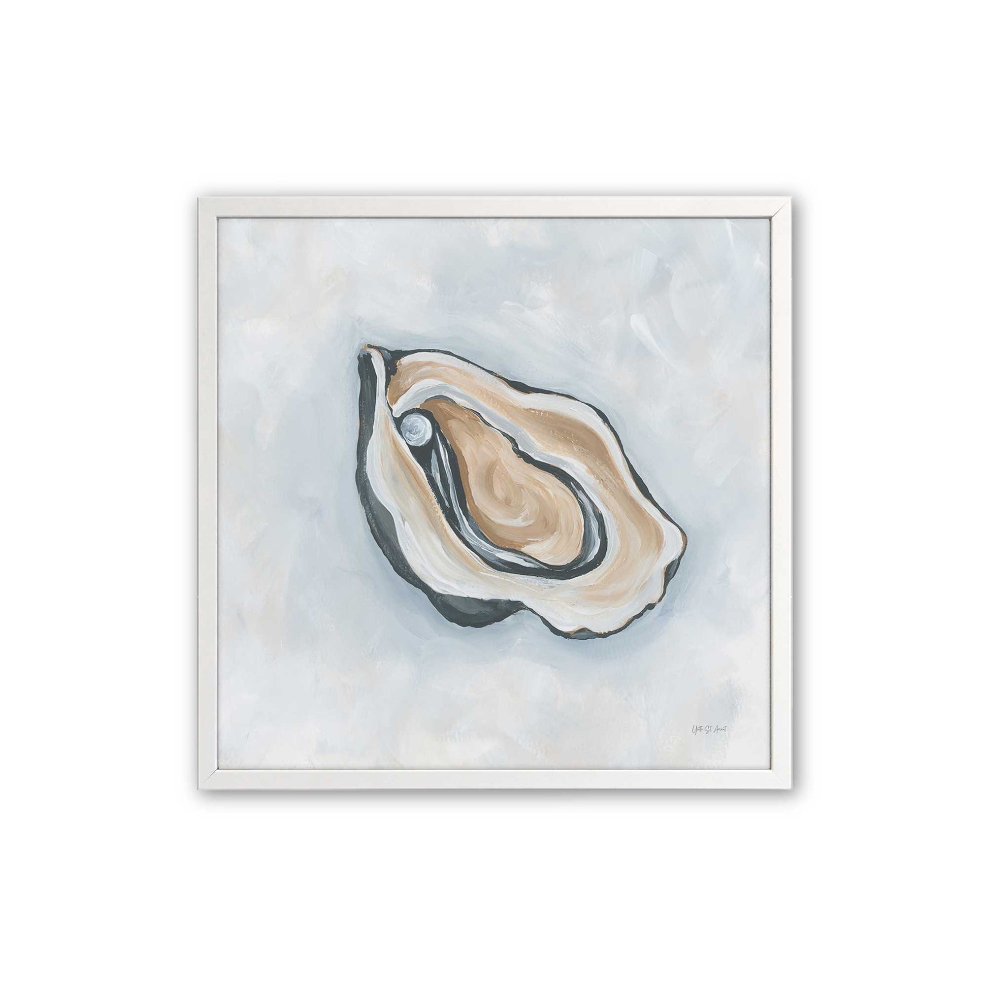 [Color:Opaque White], Picture of art in a Opaque White frame