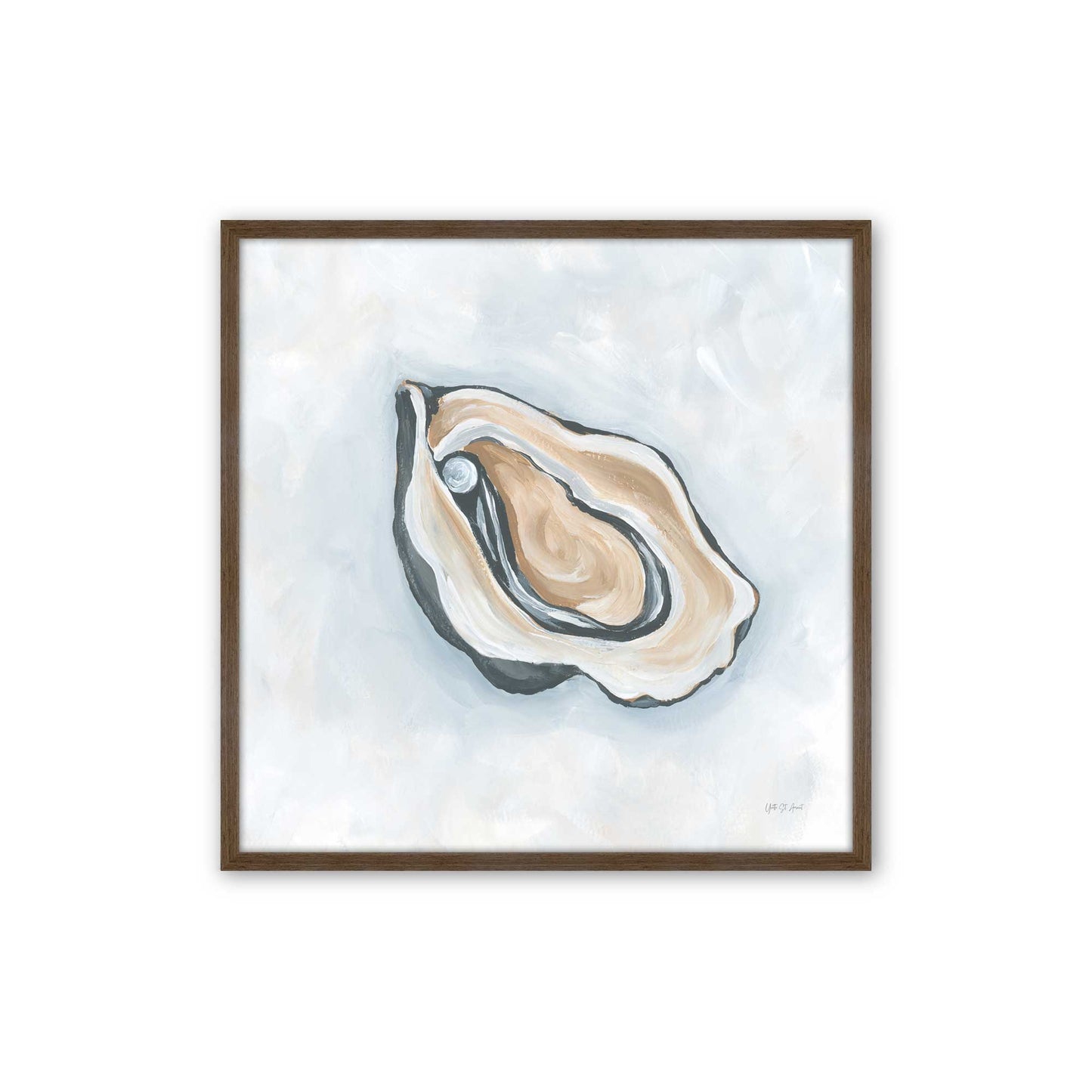 [Color:Walnut], Picture of art in a Walnut frame