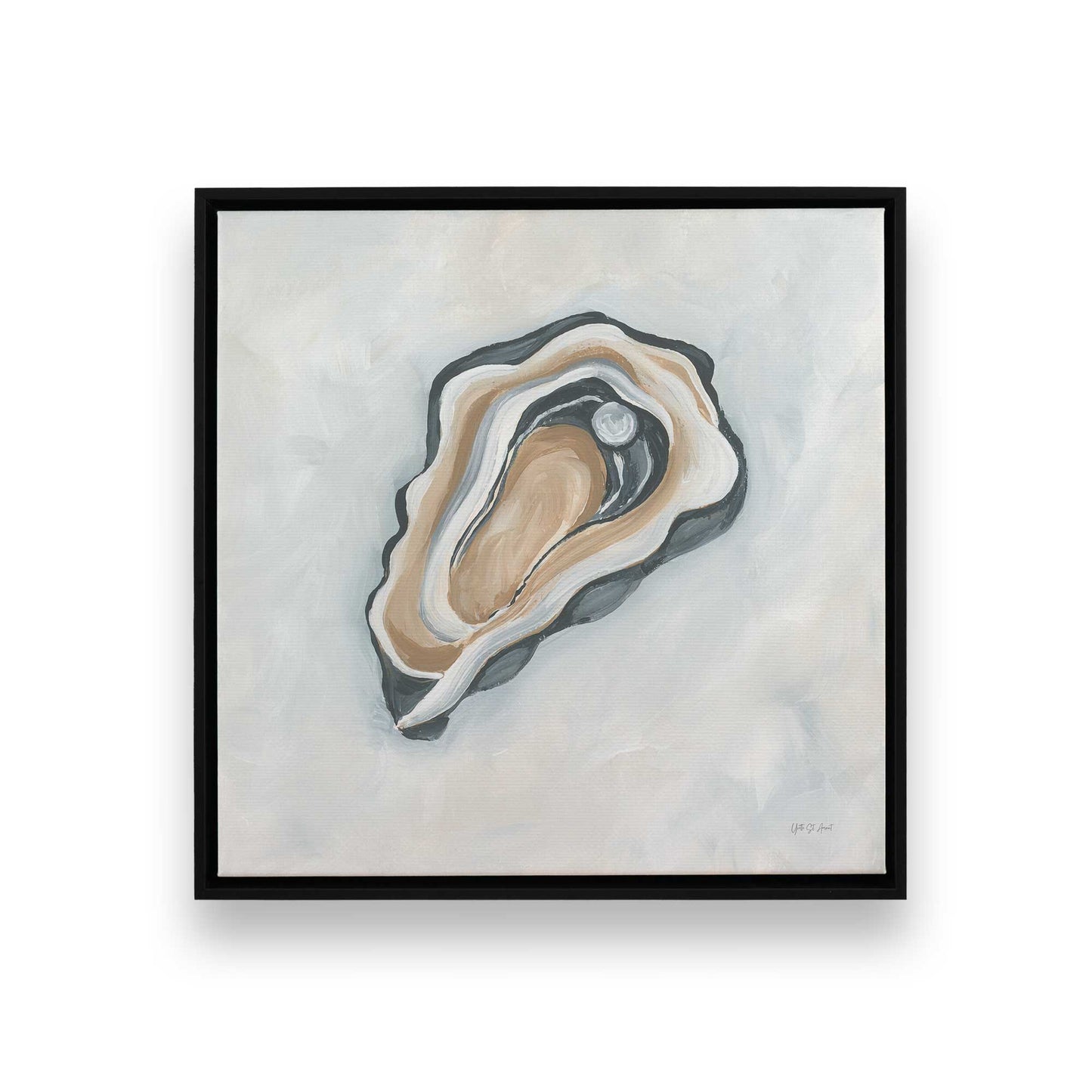 [Color:Satin Black], Picture of art in a Satin Black frame