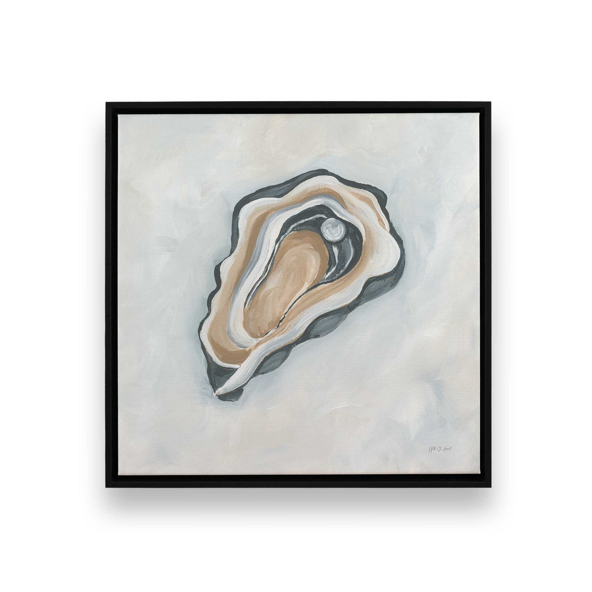 [Color:Satin Black], Picture of art in a Satin Black frame