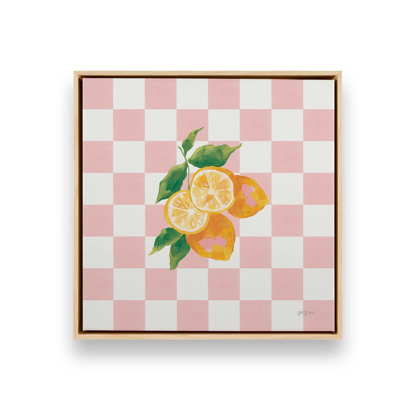[Color:American Maple], Picture of art in a American Maple frame
