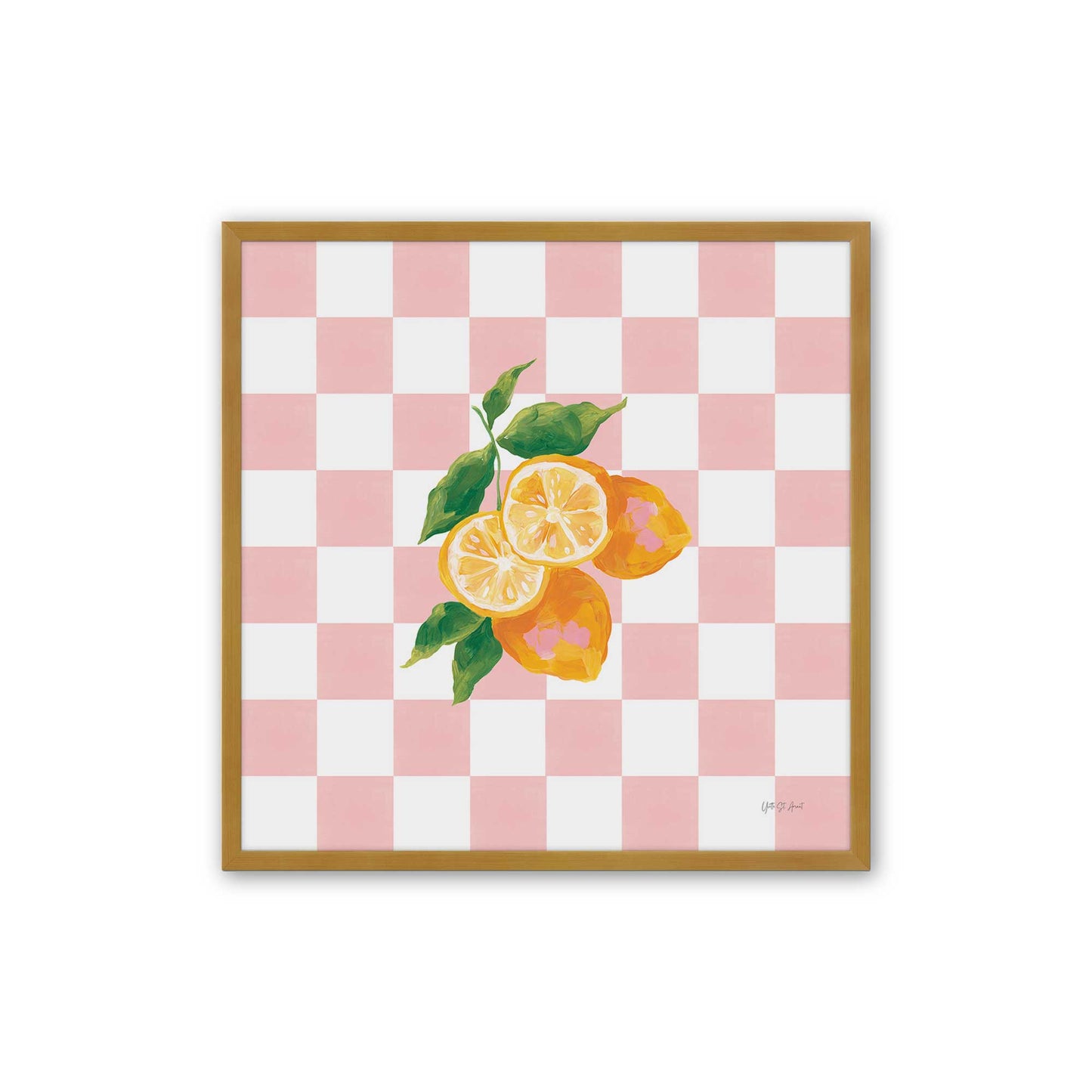 [Color:Polished Gold], Picture of art in a Polished Gold frame