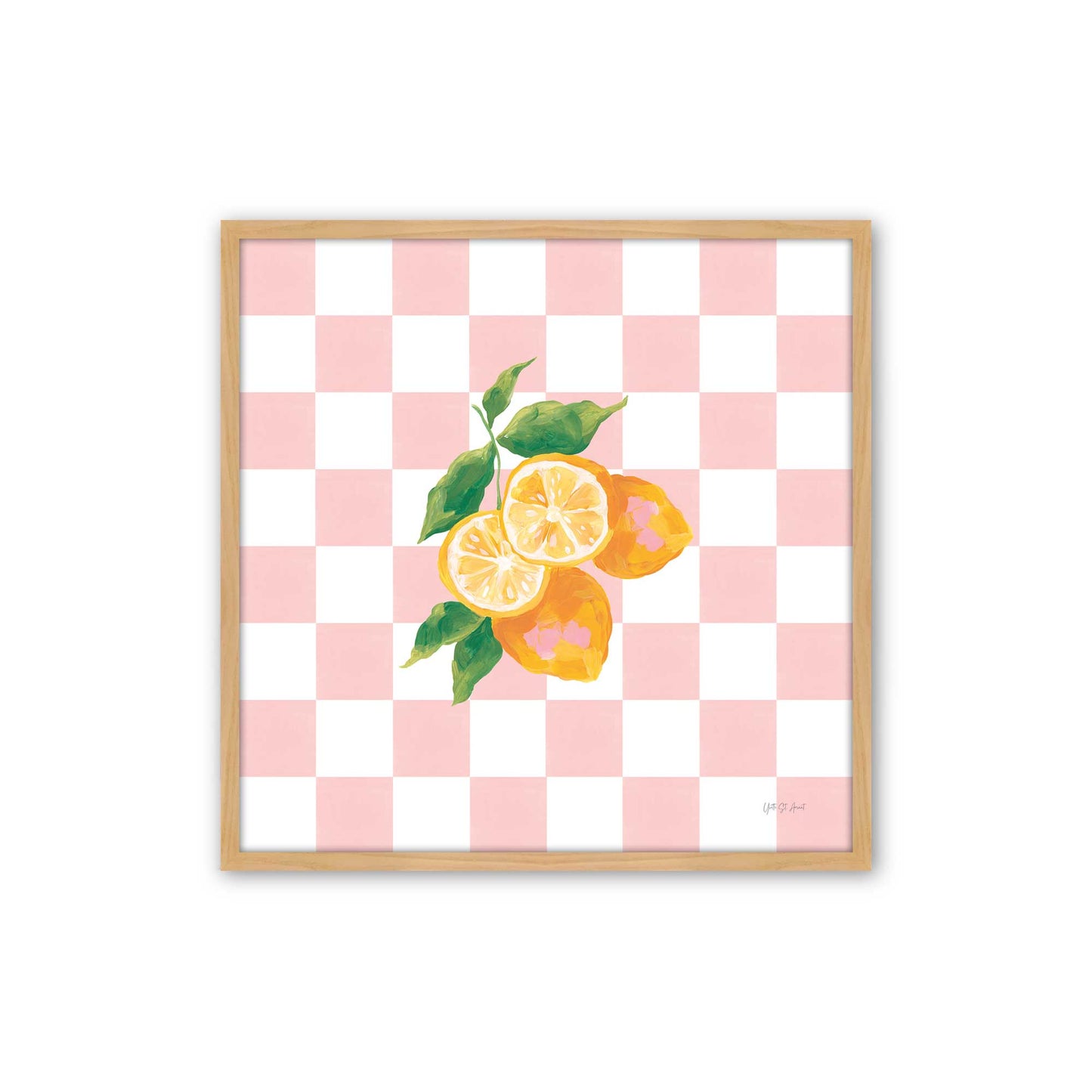 [Color:American Maple], Picture of art in a American Maple frame