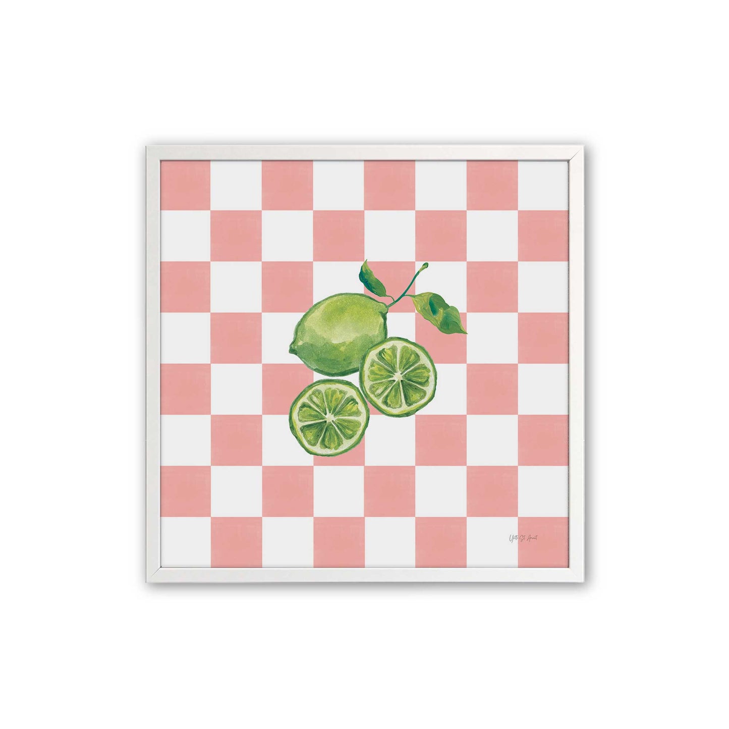 [Color:Opaque White], Picture of art in a Opaque White frame