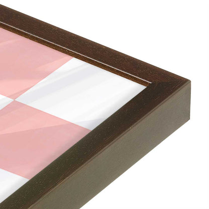 [Color:Espresso], Picture of art in a Espresso frame at an angle