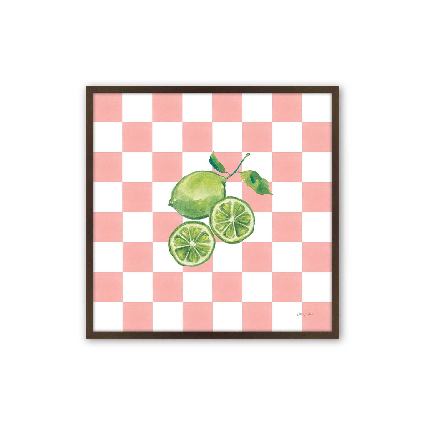 [Color:Espresso], Picture of art in a Espresso frame