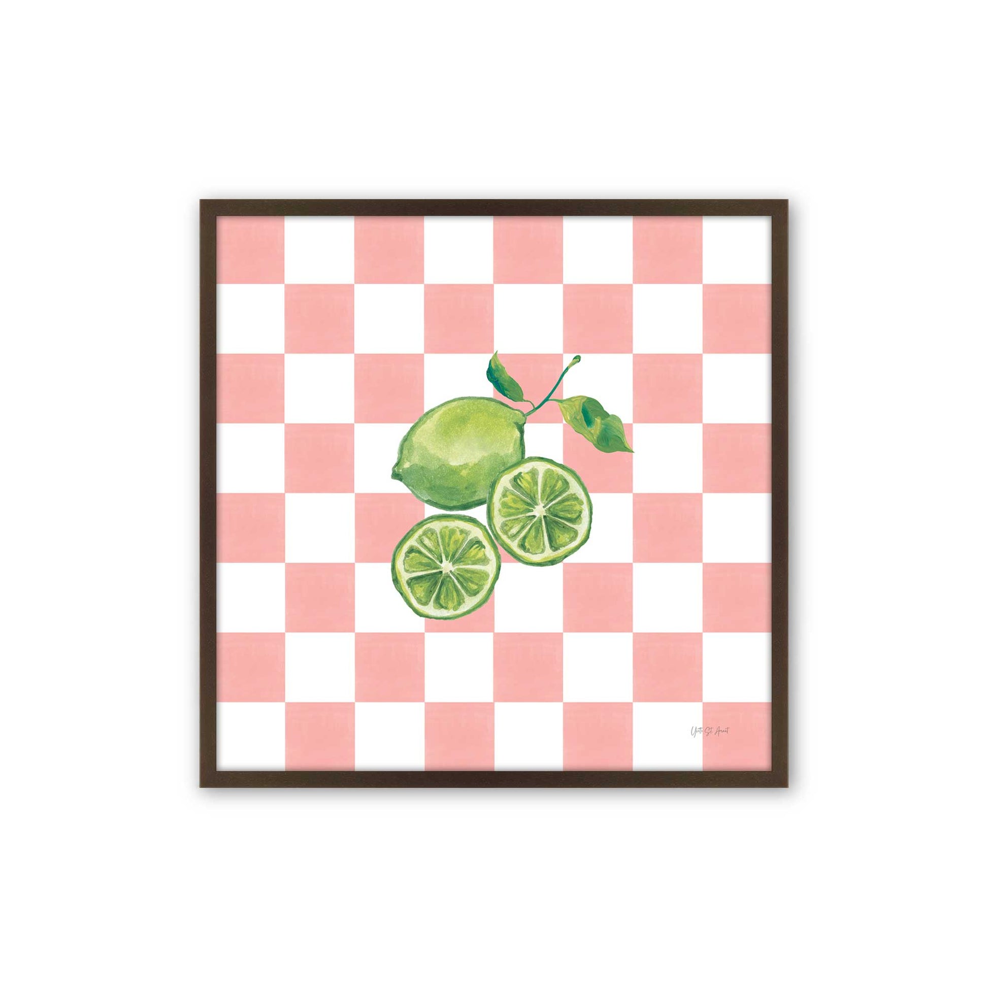 [Color:Espresso], Picture of art in a Espresso frame