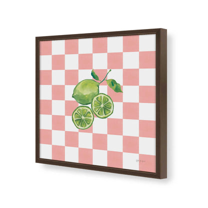 [Color:Espresso], Picture of art in a Espresso frame of the corner