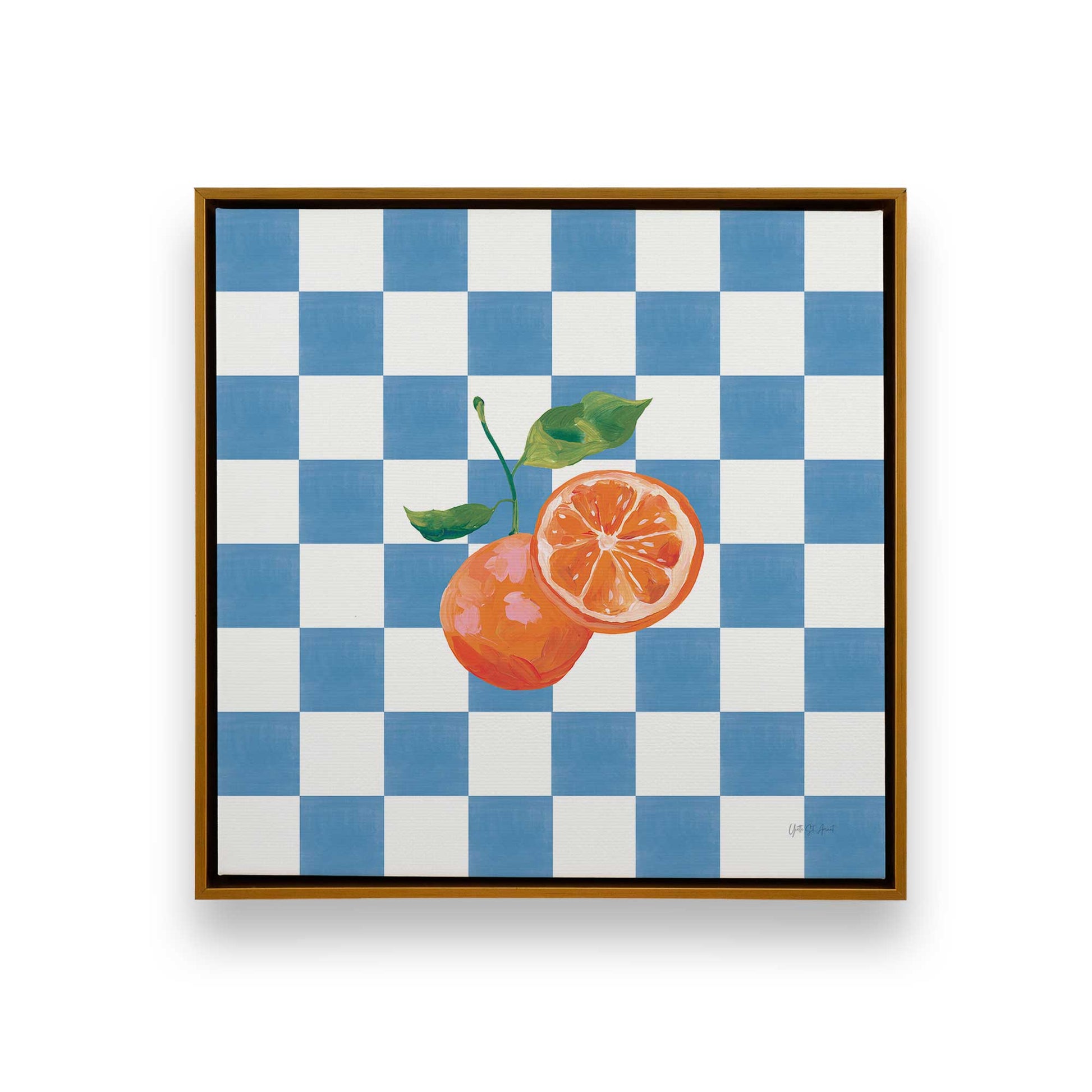[Color:Polished Gold], Picture of art in a Polished Gold frame