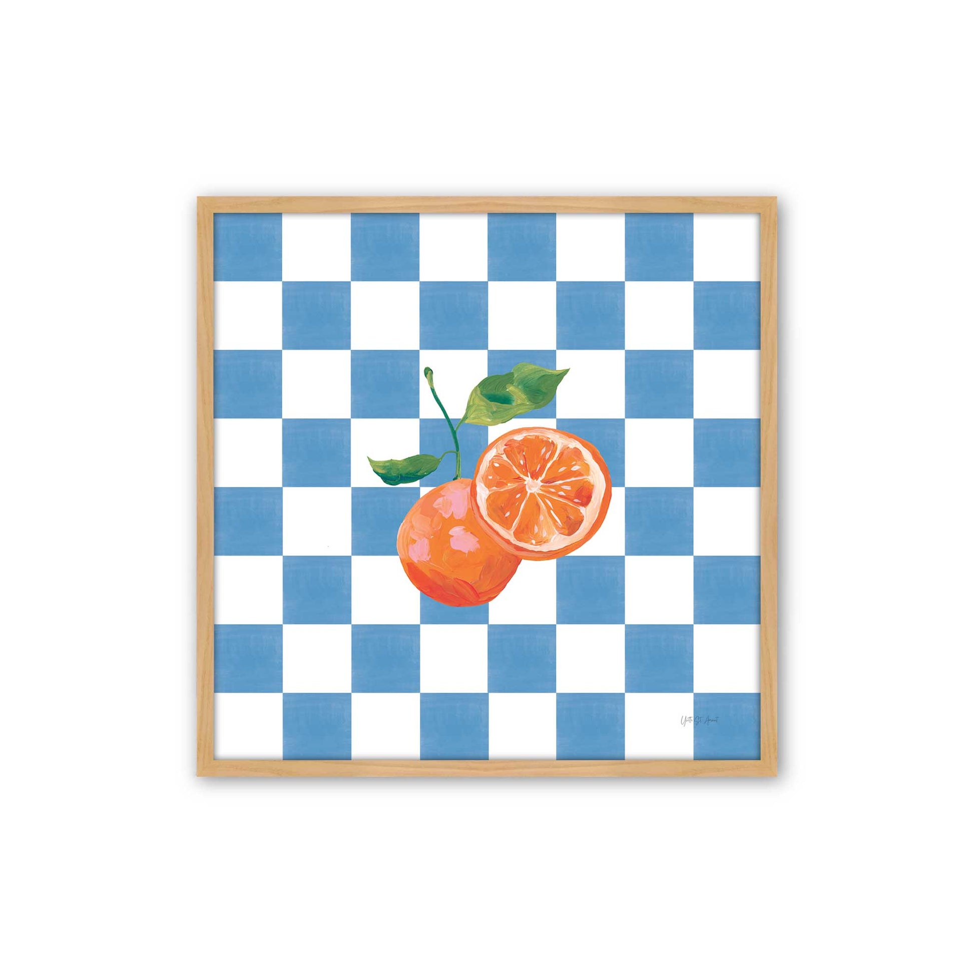 [Color:American Maple], Picture of art in a American Maple frame
