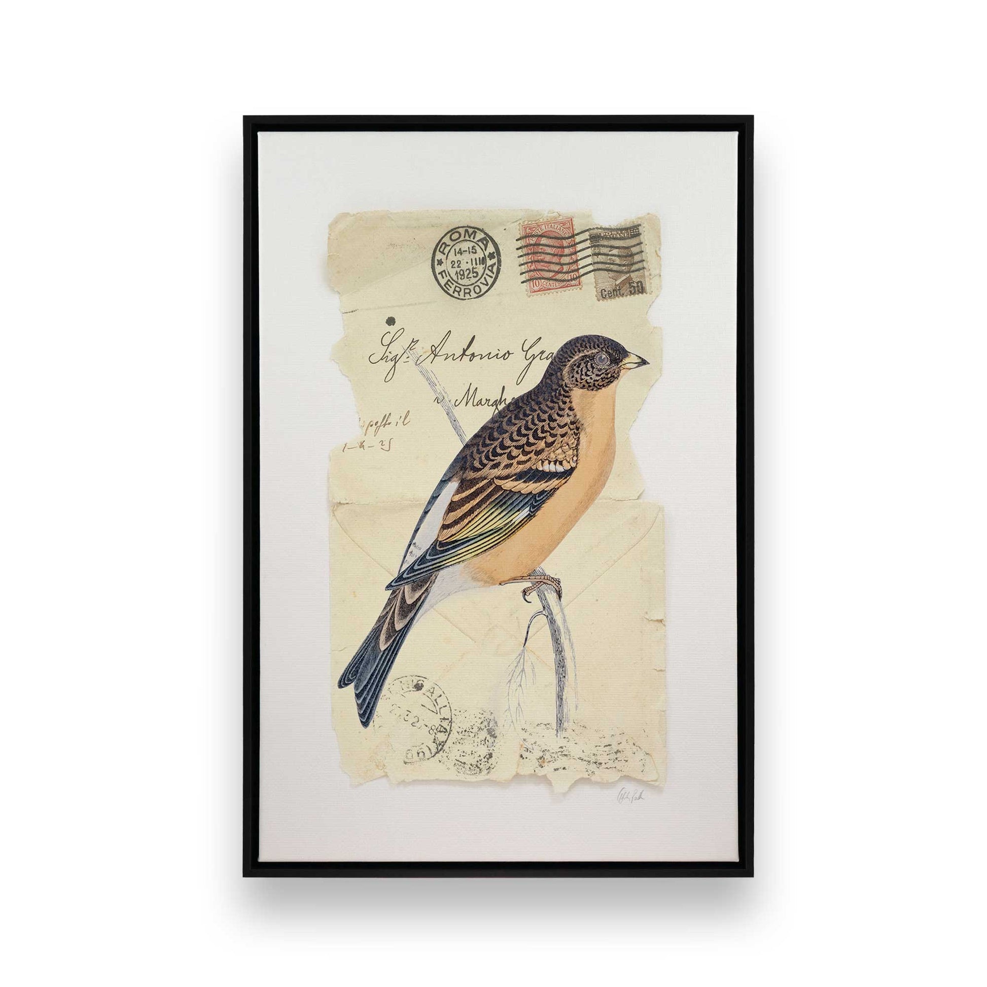 [Color:Satin Black], Picture of art in a Satin Black frame