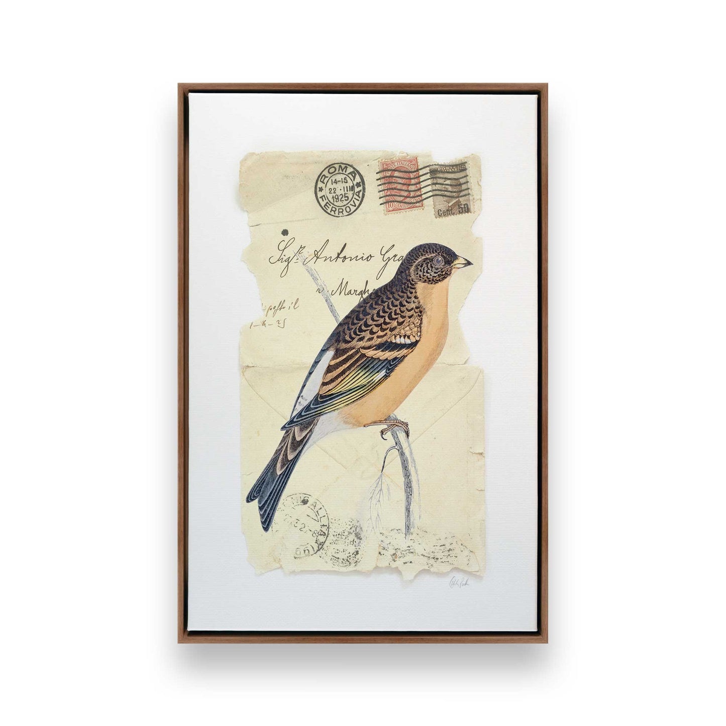 [Color:Walnut], Picture of art in a Walnut frame