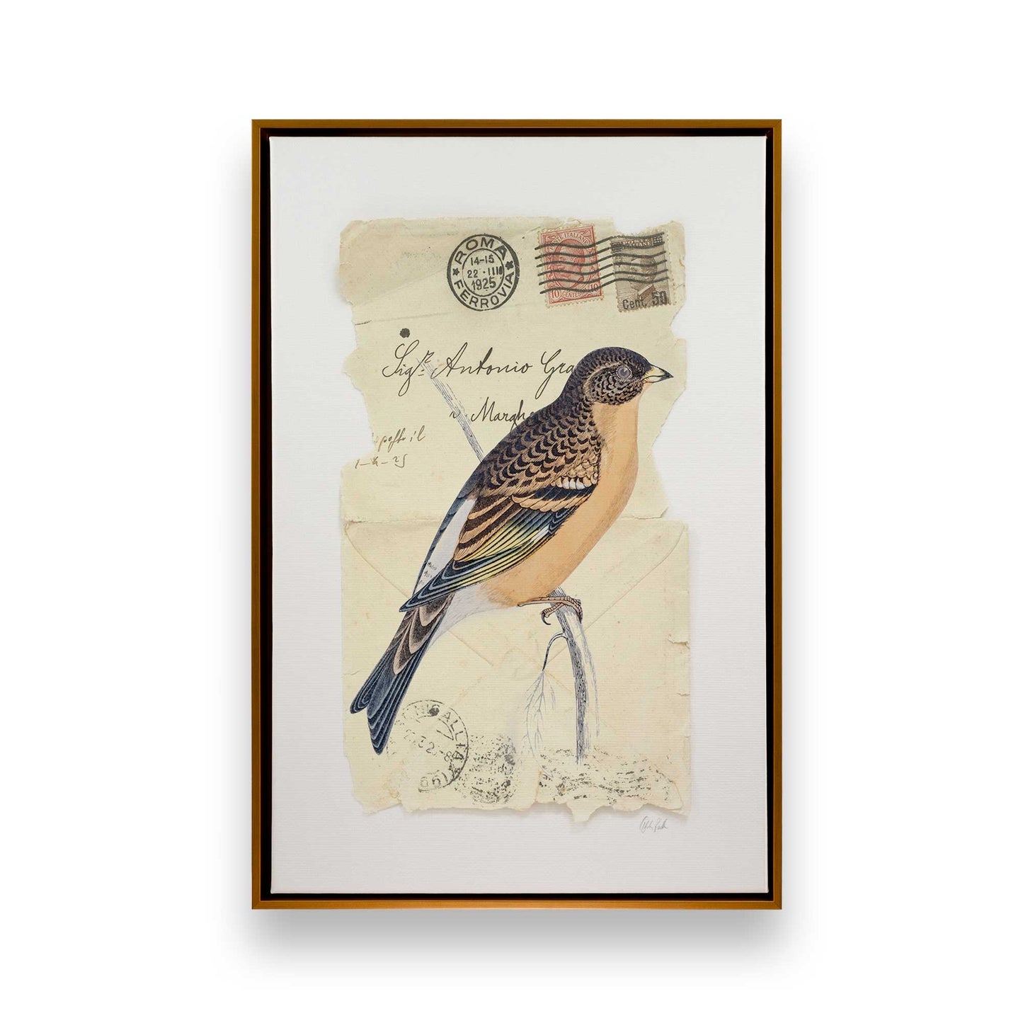 [Color:Polished Gold], Picture of art in a Polished Gold frame